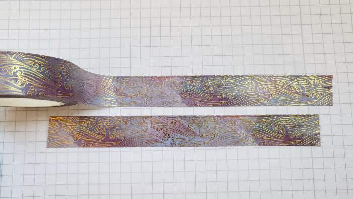 Washi Tape Wellen Aquarell